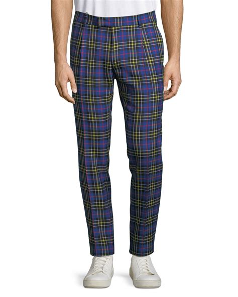 fake burberry plaid pants|burberry sweatpants thick for men.